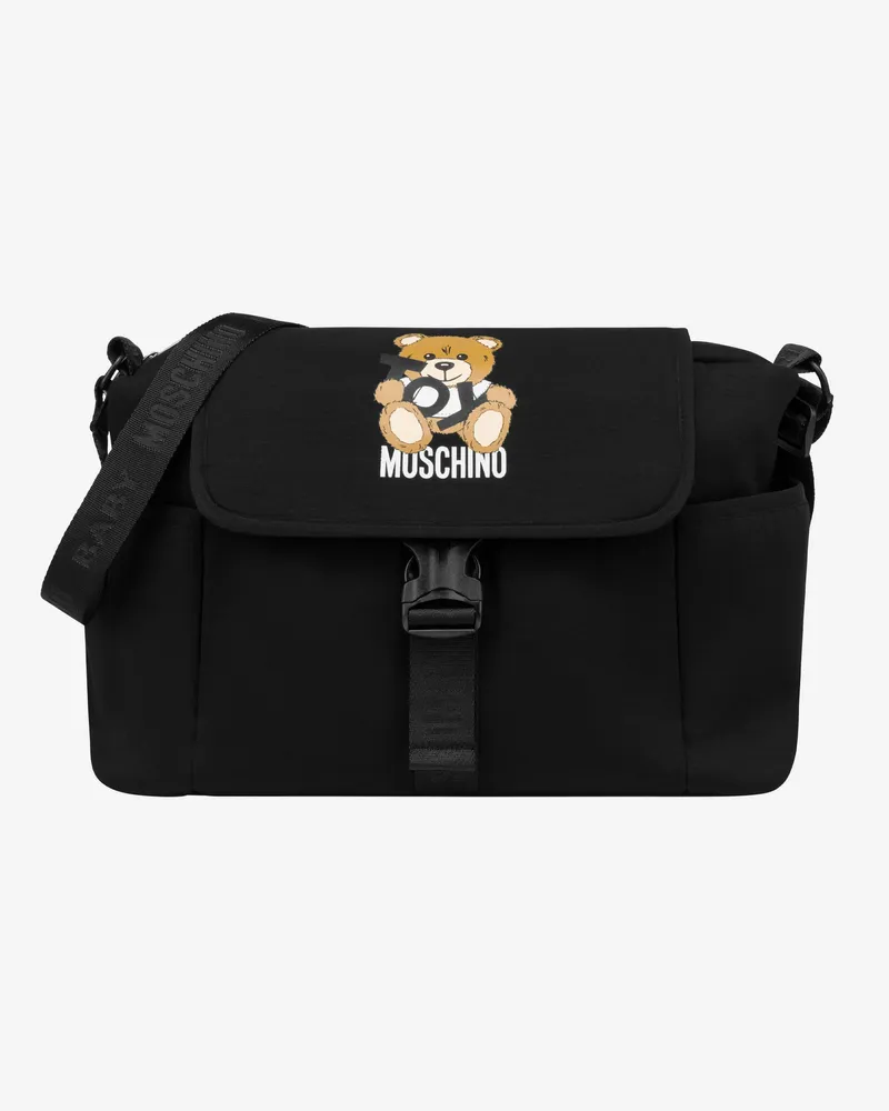 Moschino Moschino Teddy Bear Wickeltasche - Schwarz Schwarz