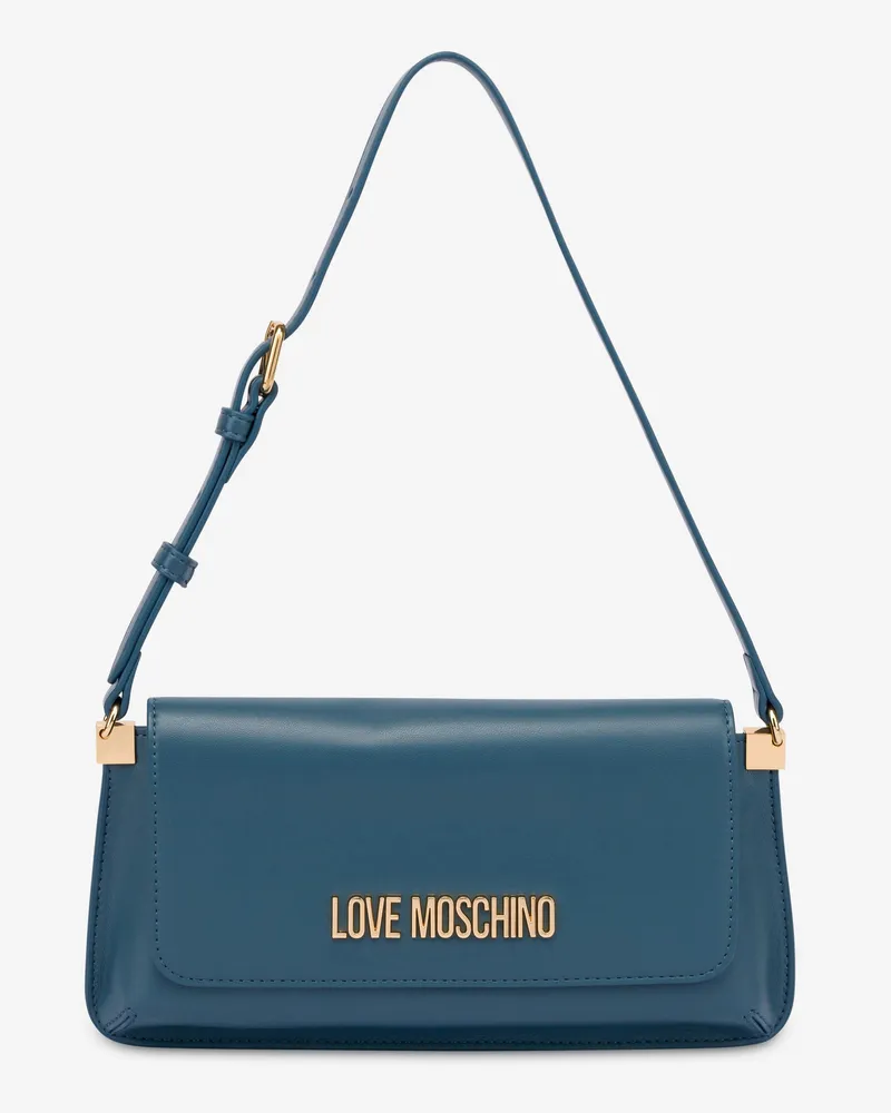 Moschino Umhängetasche mit Lettering-Logo - Blau Blau