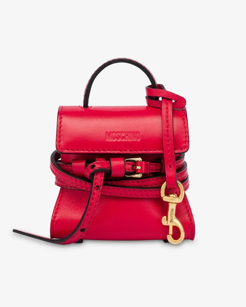 Moschino Micro Tasche Moschino Tie Me - Rot Rot