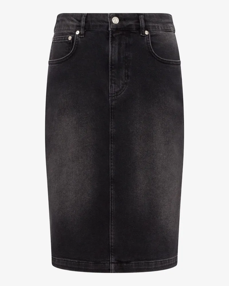 Moschino Jeansrock aus Stretch-Baumwolle - Grau Grau