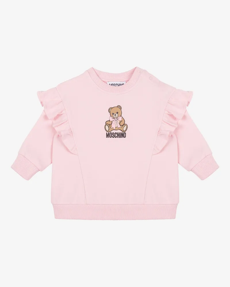 Moschino Moschino Teddy Bear Baumwoll-Sweatshirt - Pink Pink