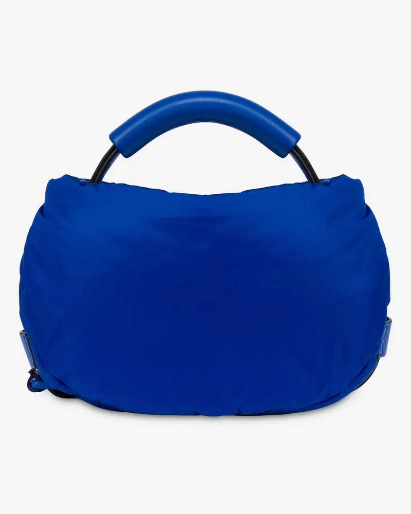Moschino Moschino Handle Me kleine Hobo-Tasche - Blau Blau
