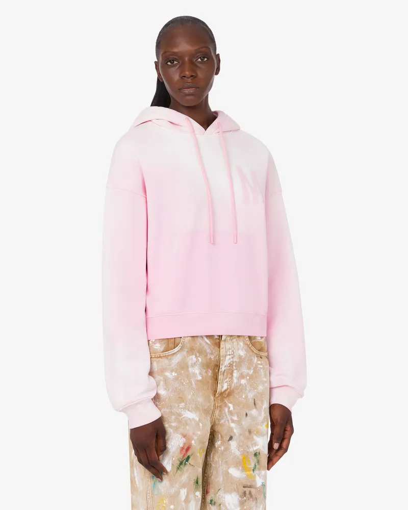 Moschino Bedrucktes Sweatshirt aus Bio-Baumwolle - Pink Pink