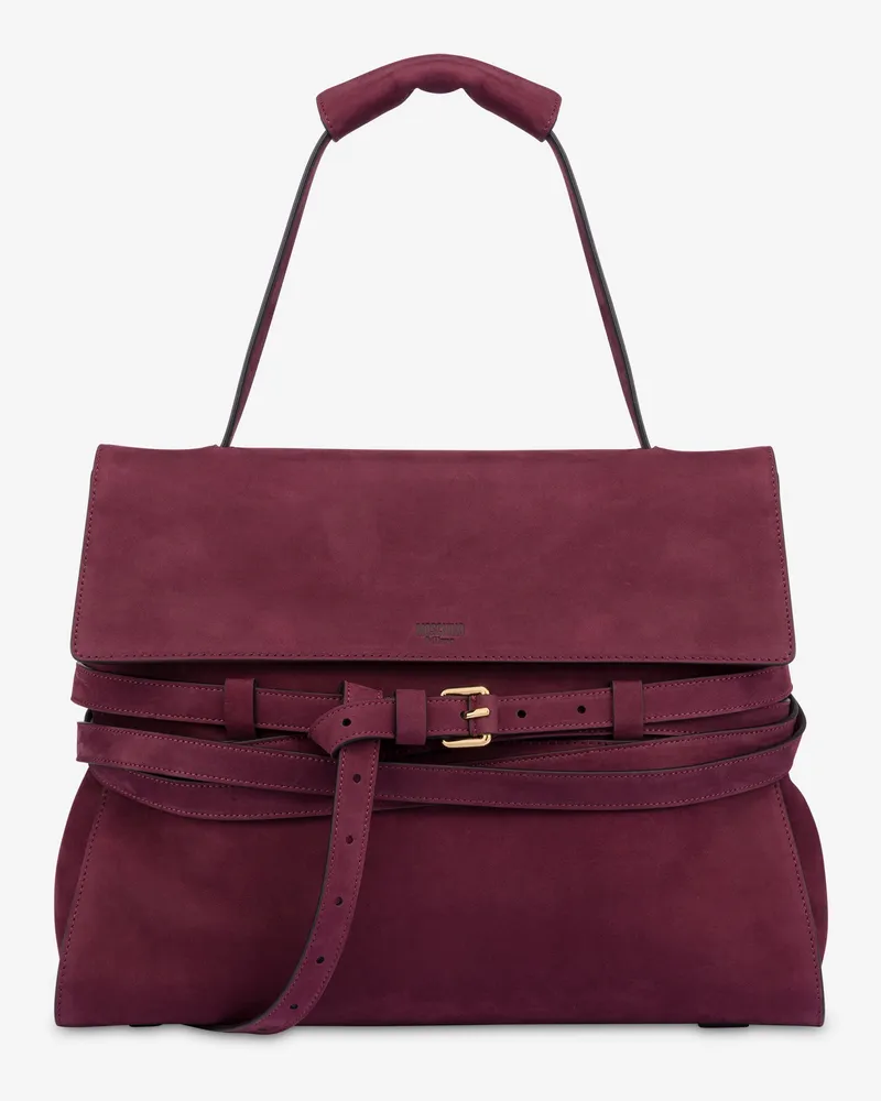 Moschino Mittlere Handtasche Moschino Tie Me - Rot Rot