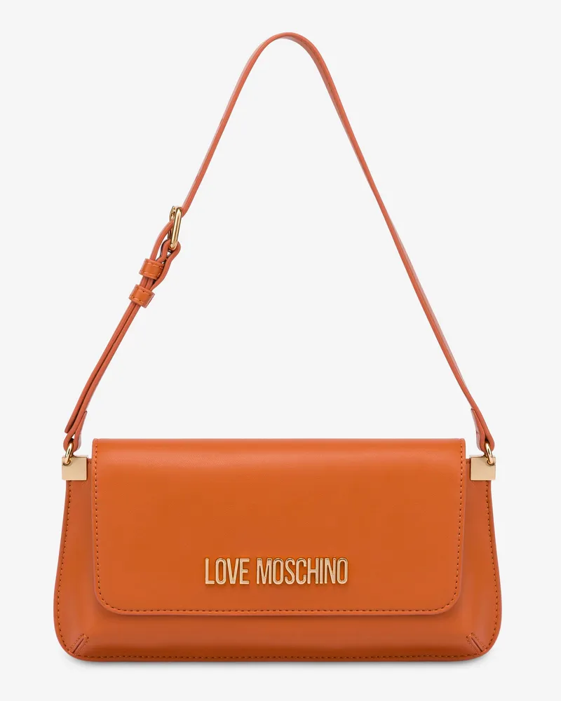 Moschino Umhängetasche mit Lettering-Logo - Orange Orange