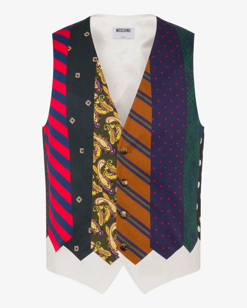 Moschino Weste aus Baumwoll-Gabardine Archive - Bunt Bunt
