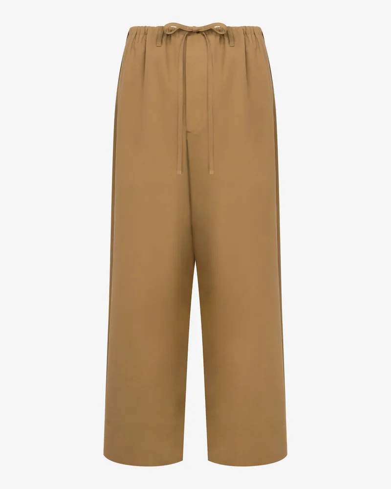Moschino Hose aus Baumwolltwill - Braun Braun