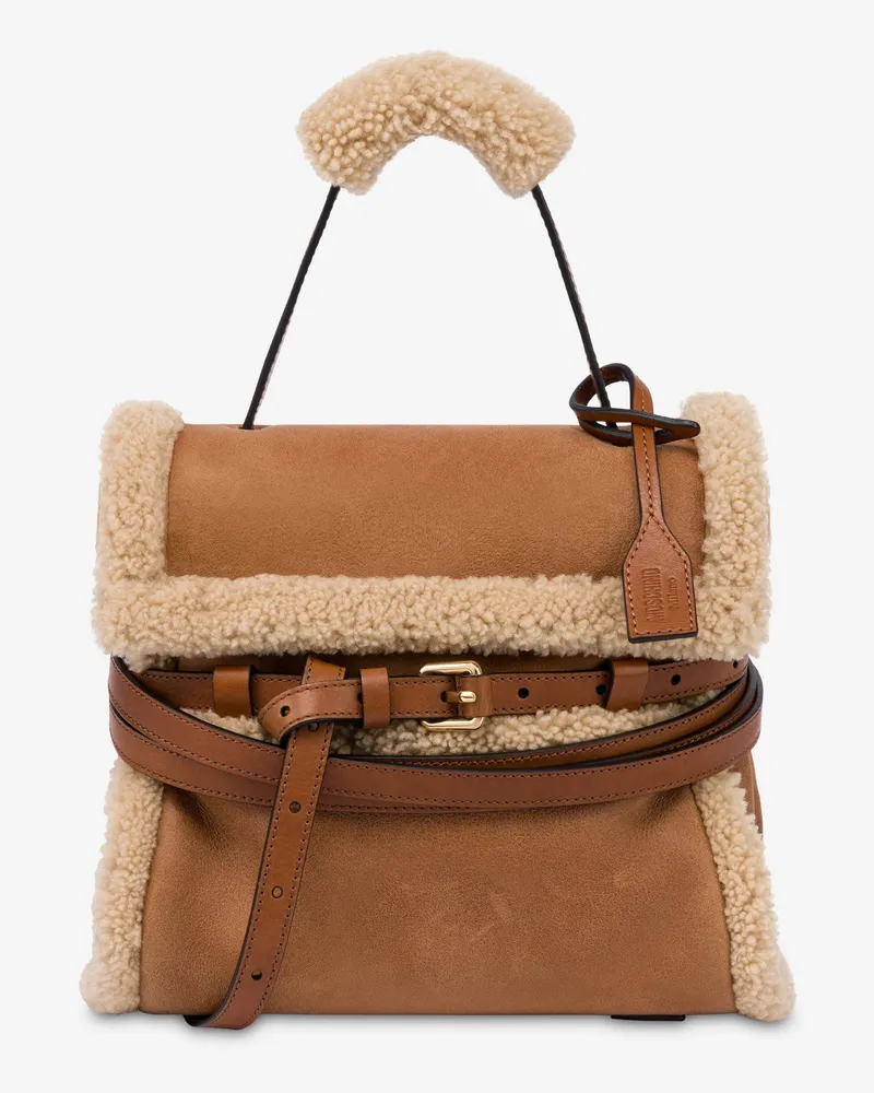 Moschino Moschino Tie Me Handtasche (Regular) - Beige Beige