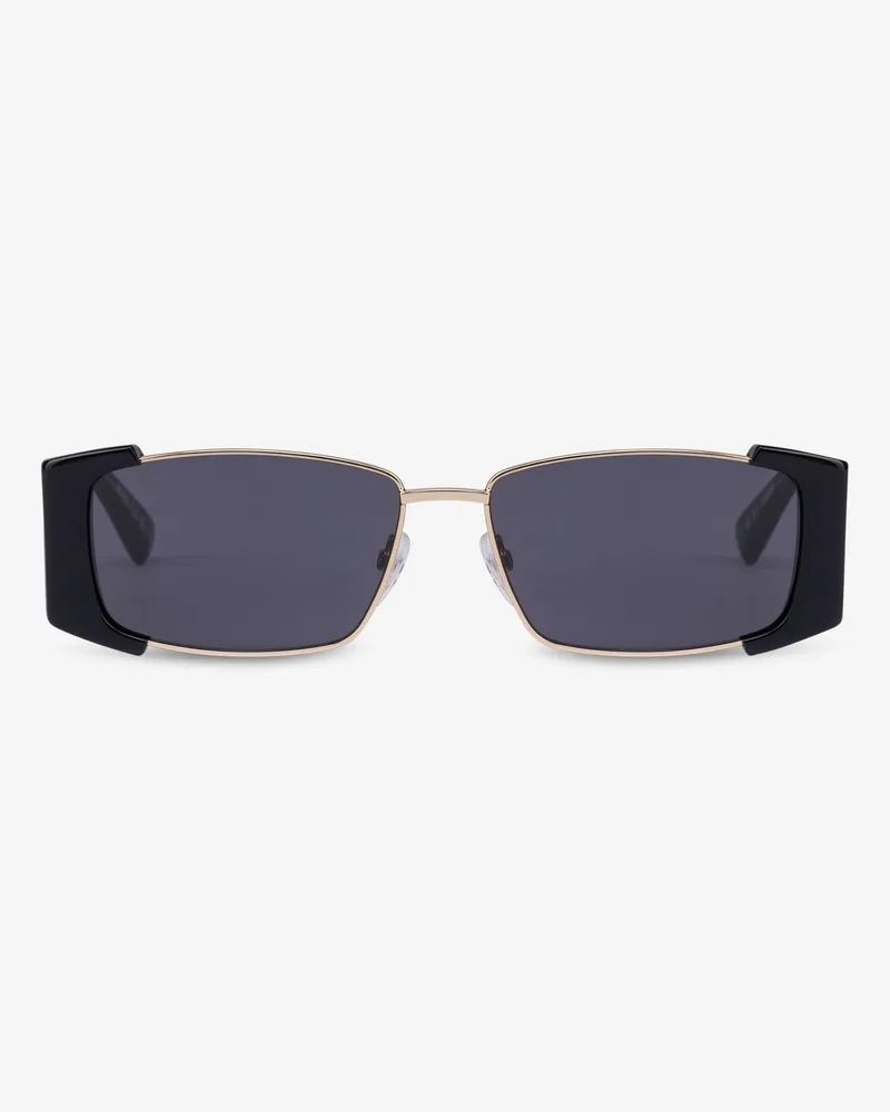 Moschino Rechteckige Sonnenbrille - Schwarz Schwarz