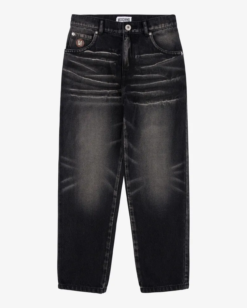 Moschino Denim-Hosen - Schwarz Schwarz