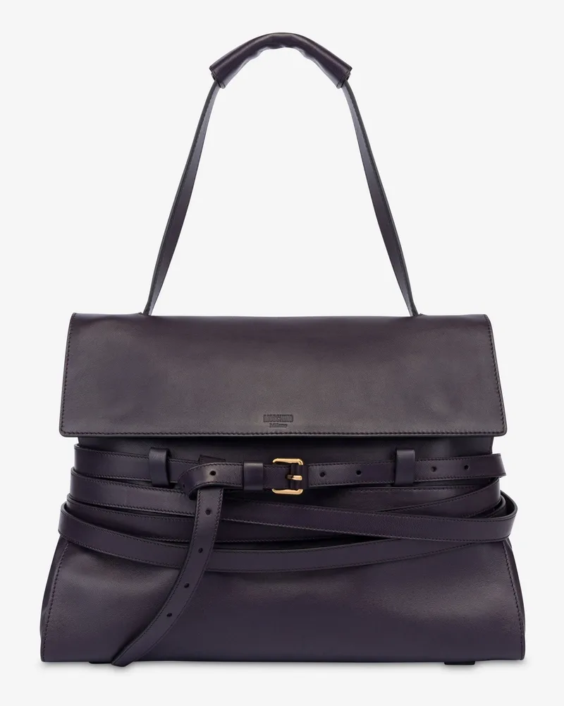 Moschino Moschino Tie Me Tasche Medium - Violett Violett