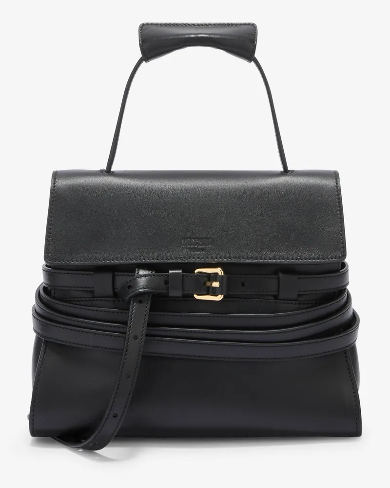 Moschino Moschino Tie Me Handtasche in normaler Größe - Schwarz Schwarz