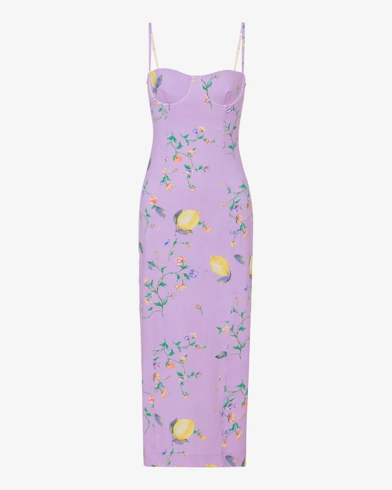 Moschino Kleid aus bedrucktem Funktionsjersey - Violett Violett