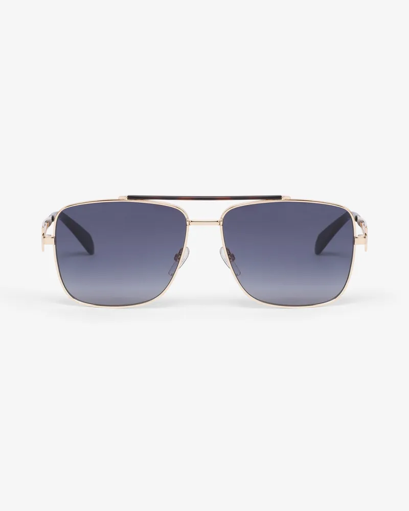 Moschino Sonnenbrille aus Metall - Gold Gold