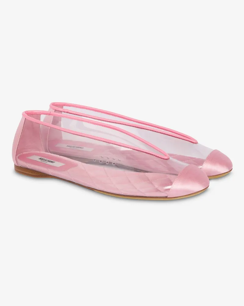 Moschino PVC-Tänzer - Pink Pink