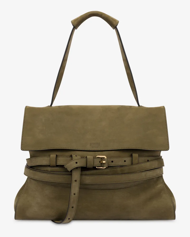 Moschino Mittlere Handtasche Moschino Tie Me - Grün Grün