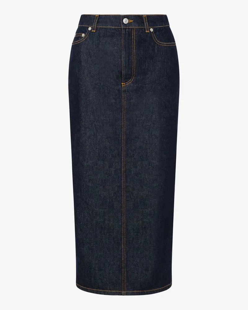 Moschino Blauer Denimrock - Blau Blau