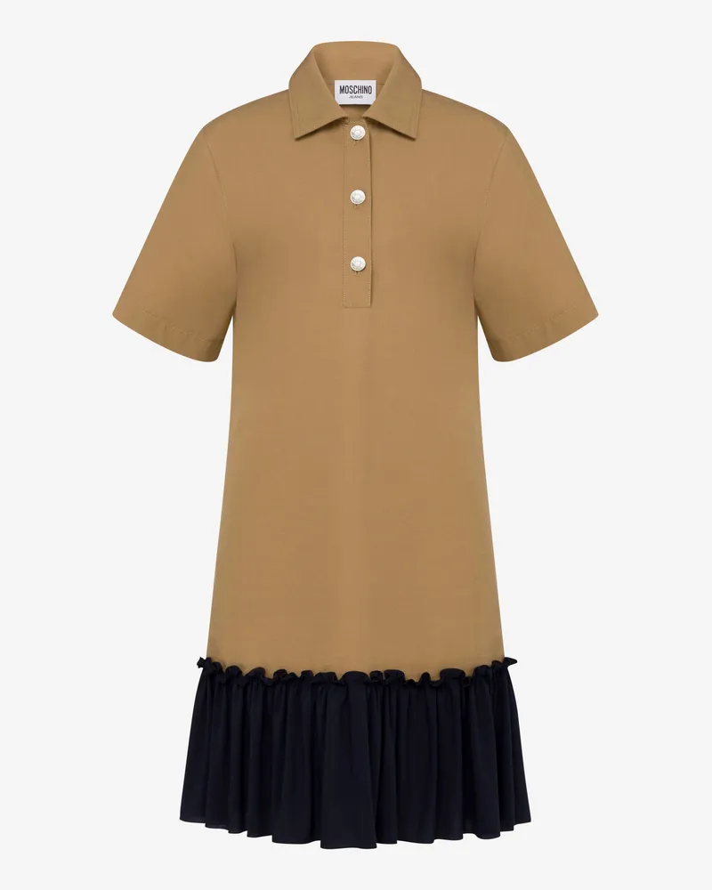 Moschino Kleid aus Baumwolltwill - Braun Braun