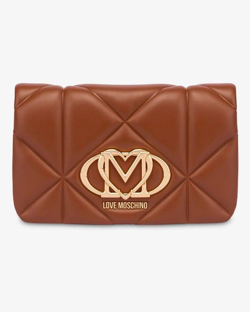 Moschino Smart Daily Bag, gesteppt - Braun Braun