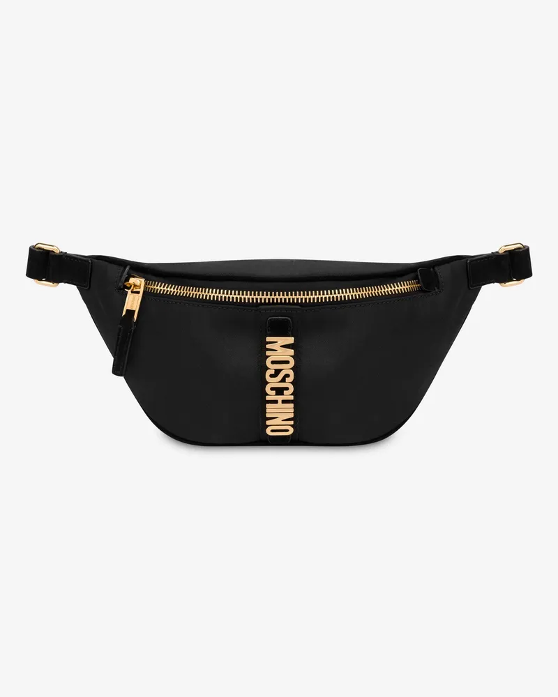 Moschino Gürteltasche aus Cordura-Nylon - Schwarz Schwarz