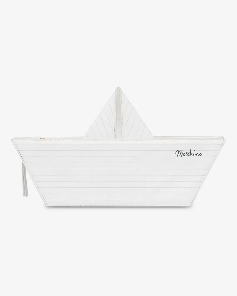 Moschino Origami-Bootstasche - Weiß Weiß