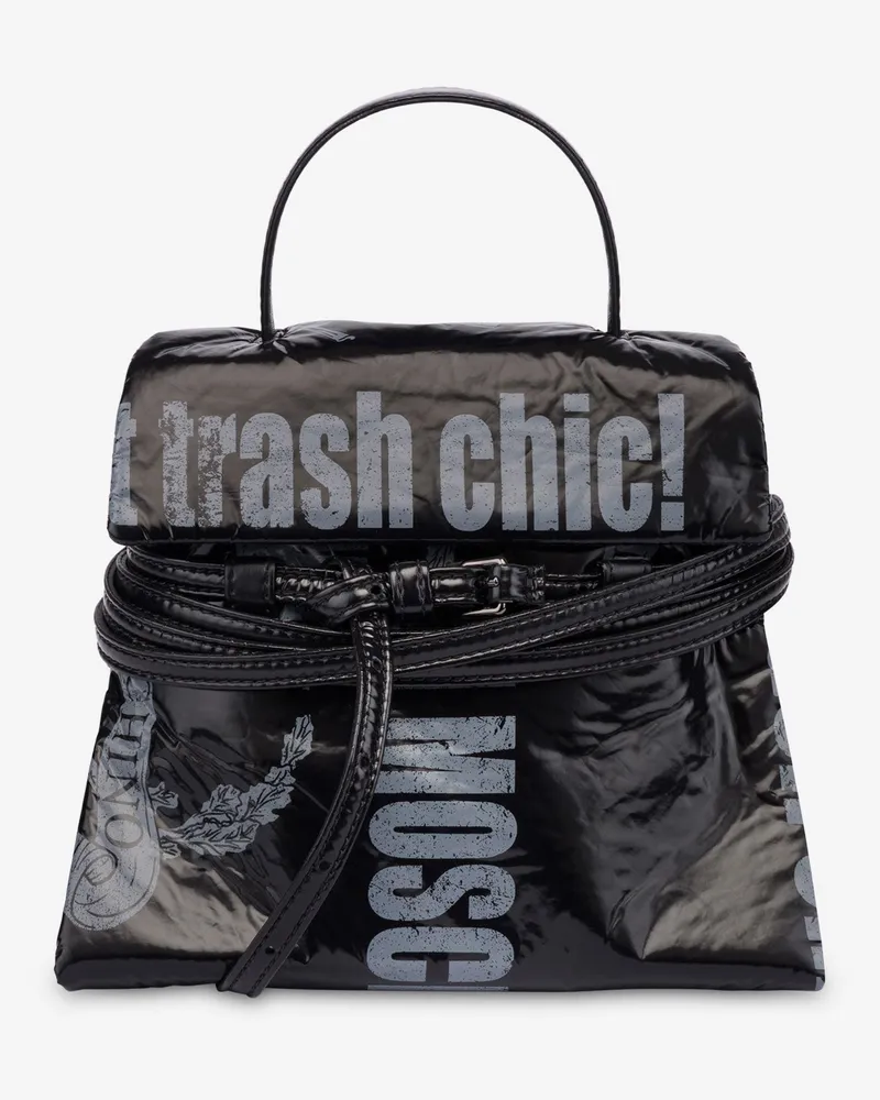 Moschino Moschino Tie Me kleine Handtasche - Schwarz Schwarz