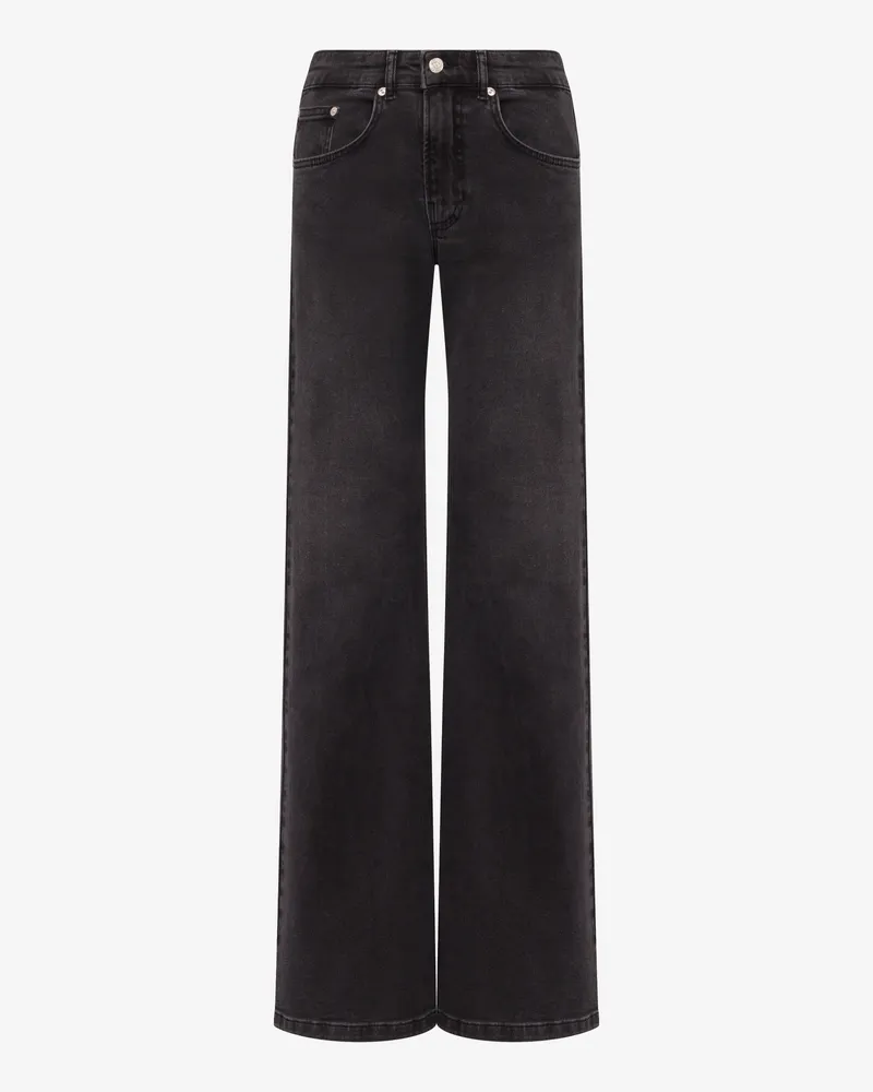 Moschino Schlaghose aus Baumwoll-Denim - Grau Grau