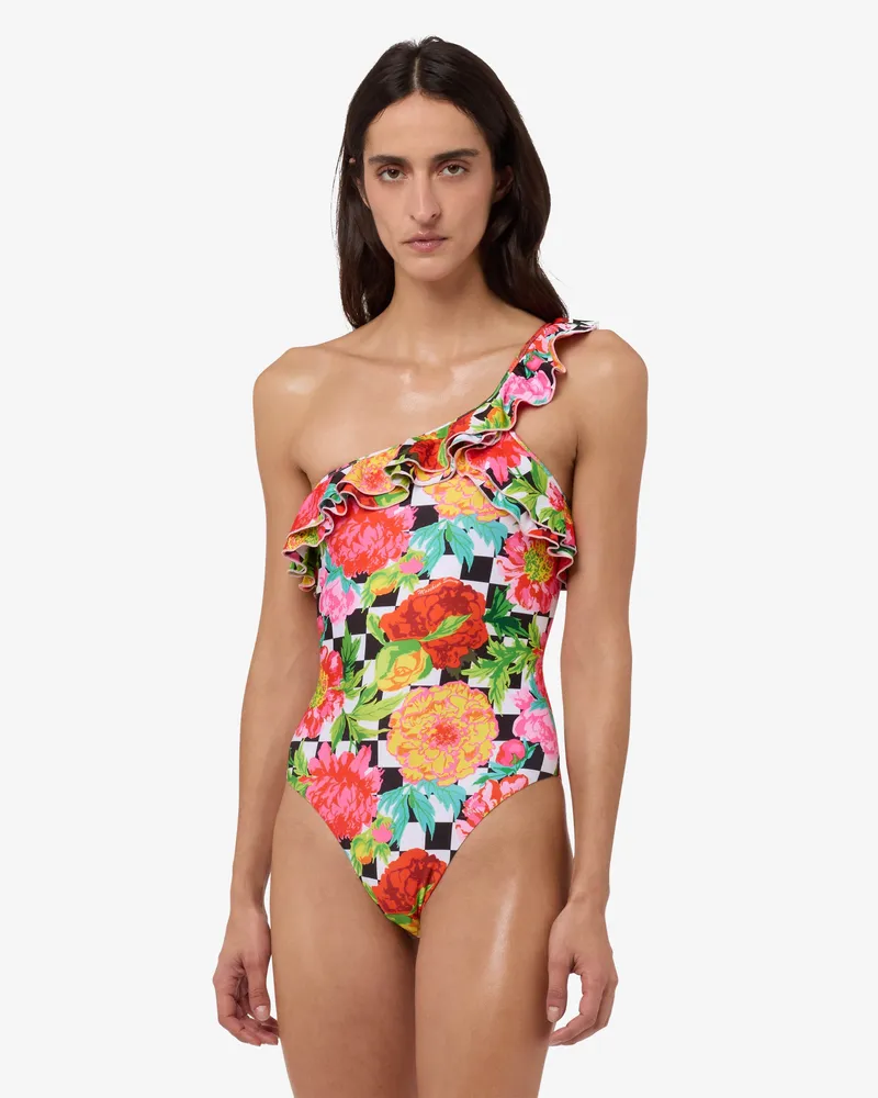Moschino Bedruckter Badeanzug aus Lycra - Bunt Bunt