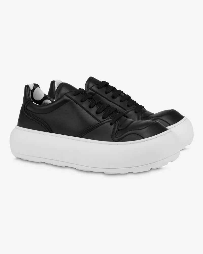 Moschino Sneakers aus Kalbsleder Ollie - Schwarz Schwarz