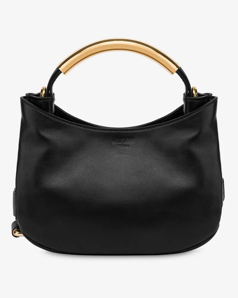 Moschino Kleine Moschino Handle Me Tasche - Schwarz Schwarz