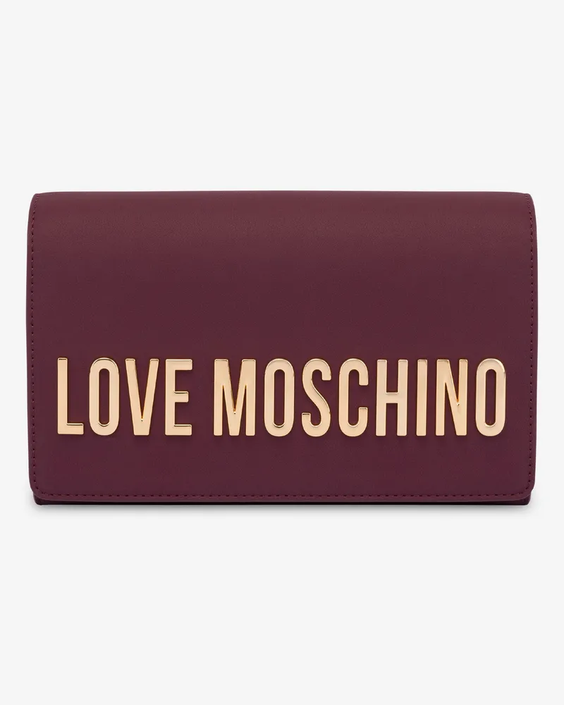 Moschino Smart Daily Bag Maxi Lettering - Violett Violett