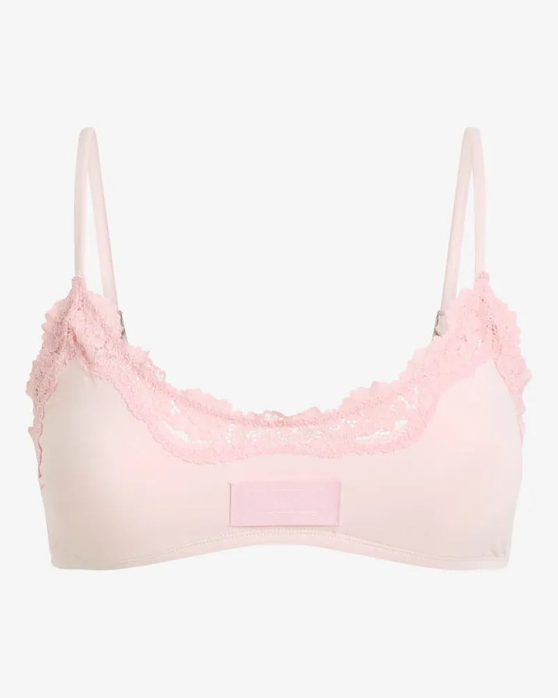 Moschino BH aus Mikrofaser und Spitze - Pink Pink