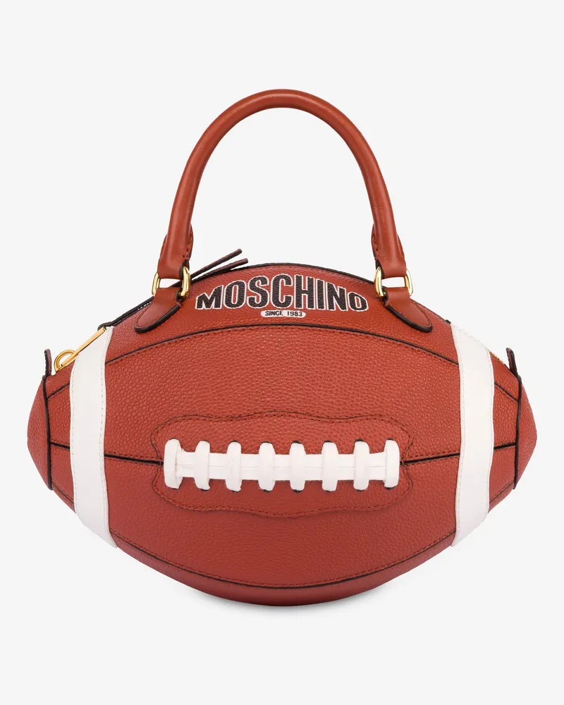 Moschino Mala Rugby Ball - Braun Braun