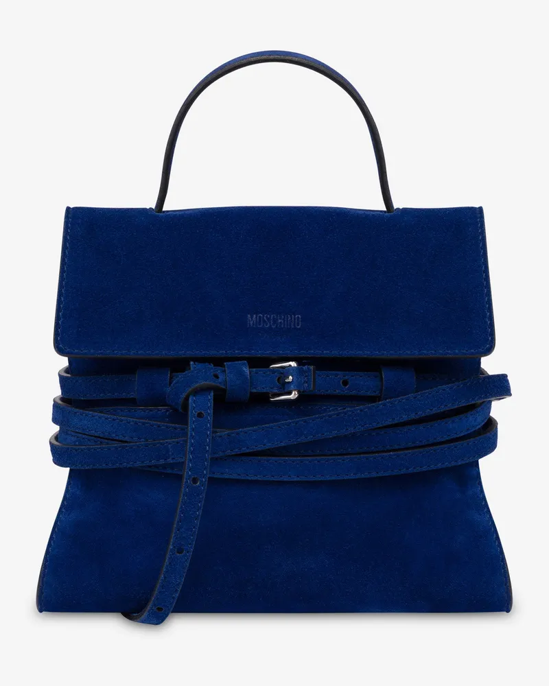 Moschino Moschino Tie Me kleine Handtasche - Blau Blau