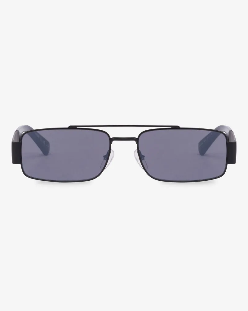 Moschino Sonnenbrille mit Logo - Schwarz Schwarz