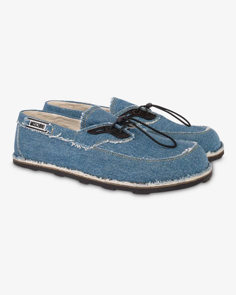 Moschino Denim-Mokassins - Blau Blau