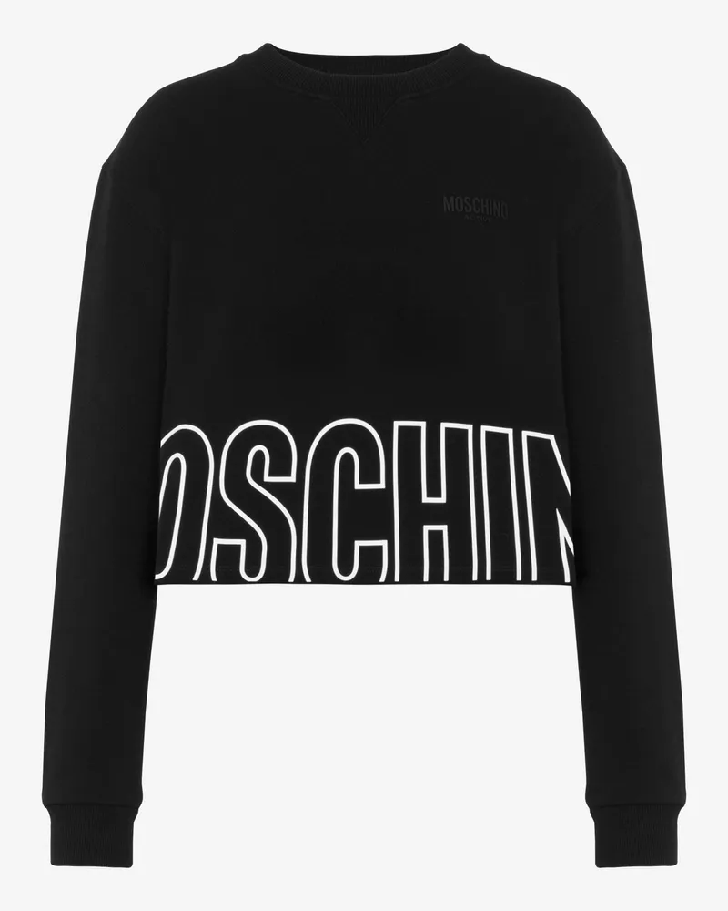Moschino Sweatshirt aus Baumwolljersey - Schwarz Schwarz
