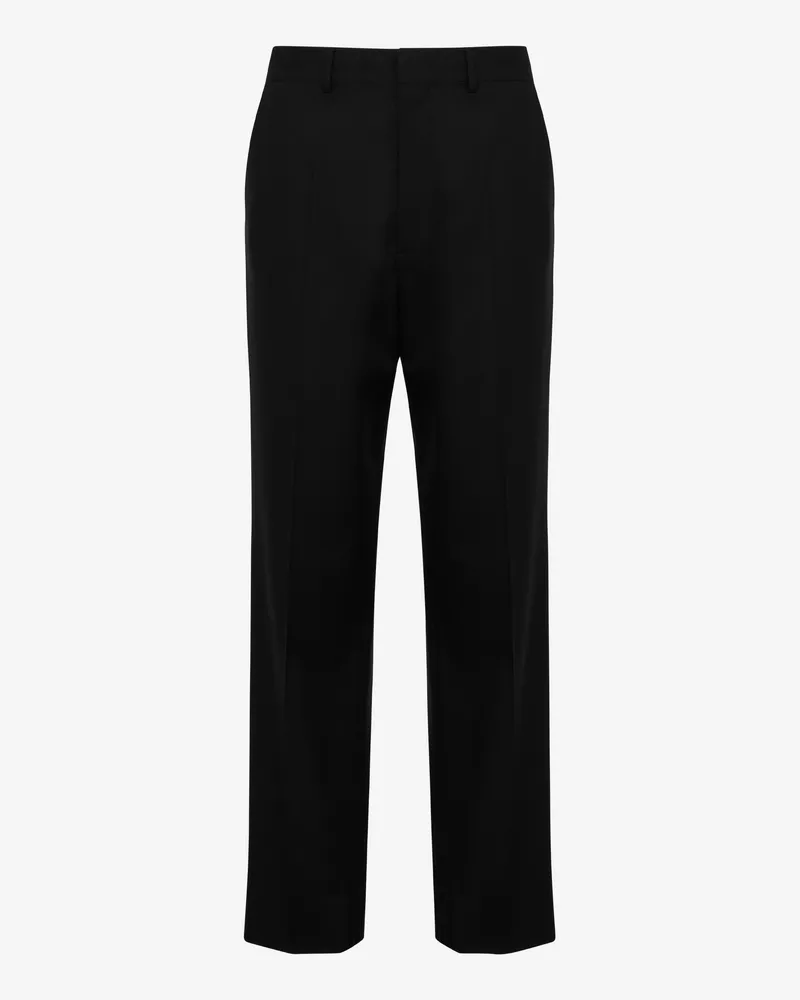 Moschino Leinenhose aus Wolle - Schwarz Schwarz