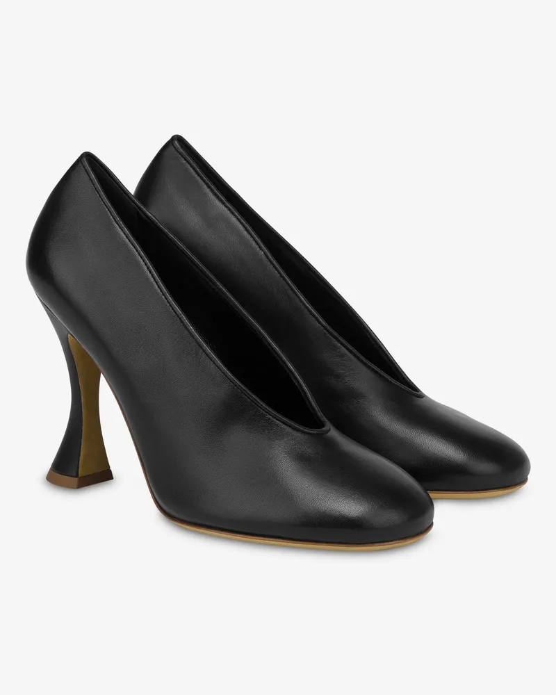 Moschino Duck Nappa Pumps - Schwarz Schwarz