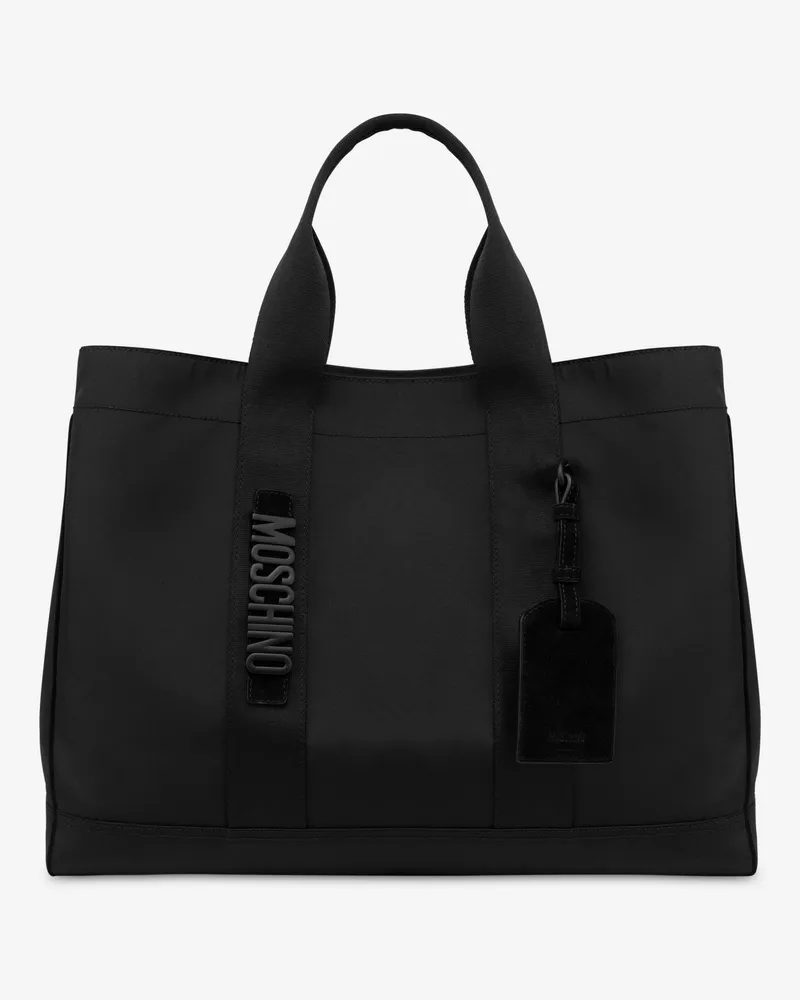 Moschino Shopper aus Cordura-Nylon - Schwarz Schwarz