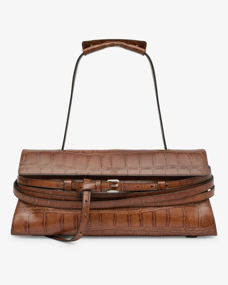 Moschino Moschino Tie Me Umhängetasche - Leder Leder