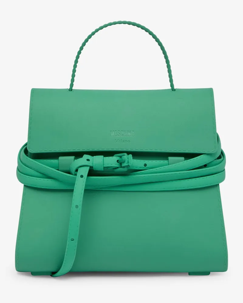 Moschino Kleine Handtasche Moschino Tie Me - Grün Grün