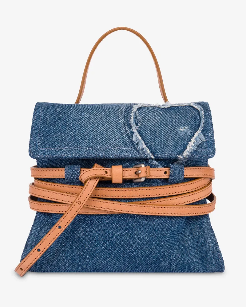 Moschino Moschino Tie Me kleine Handtasche - Blau Blau