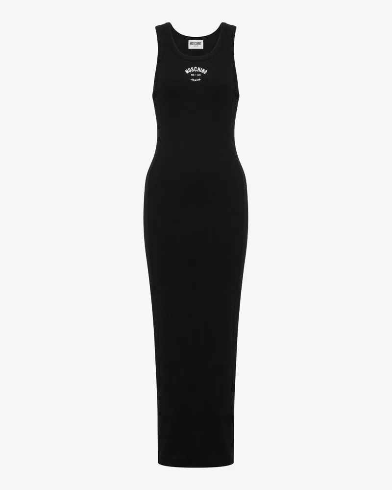 Moschino Stretch-Baumwollkleid - Schwarz Schwarz