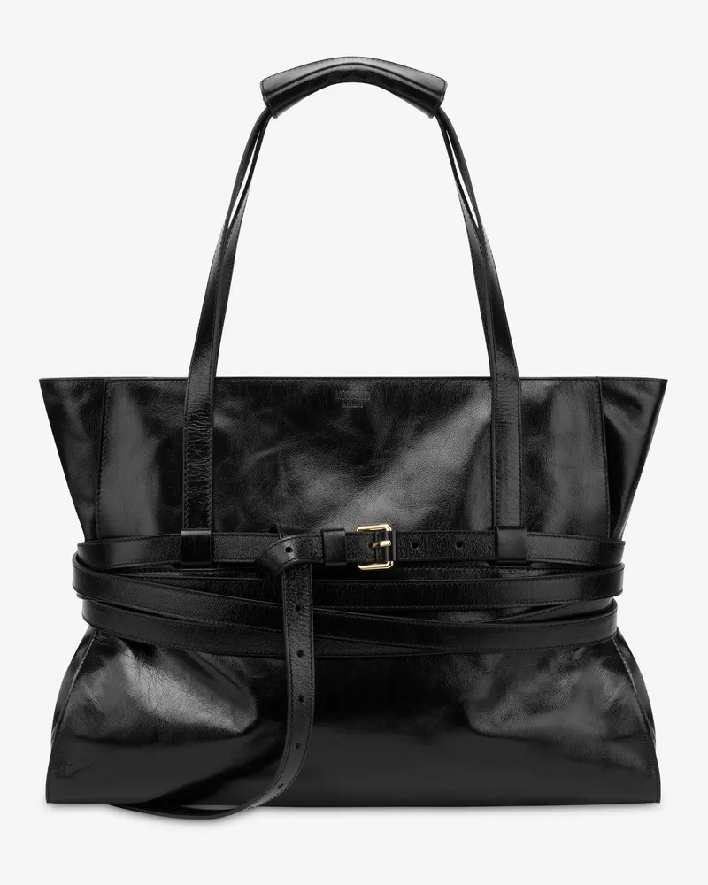 Moschino Tote Moschino Tie Me - Schwarz Schwarz