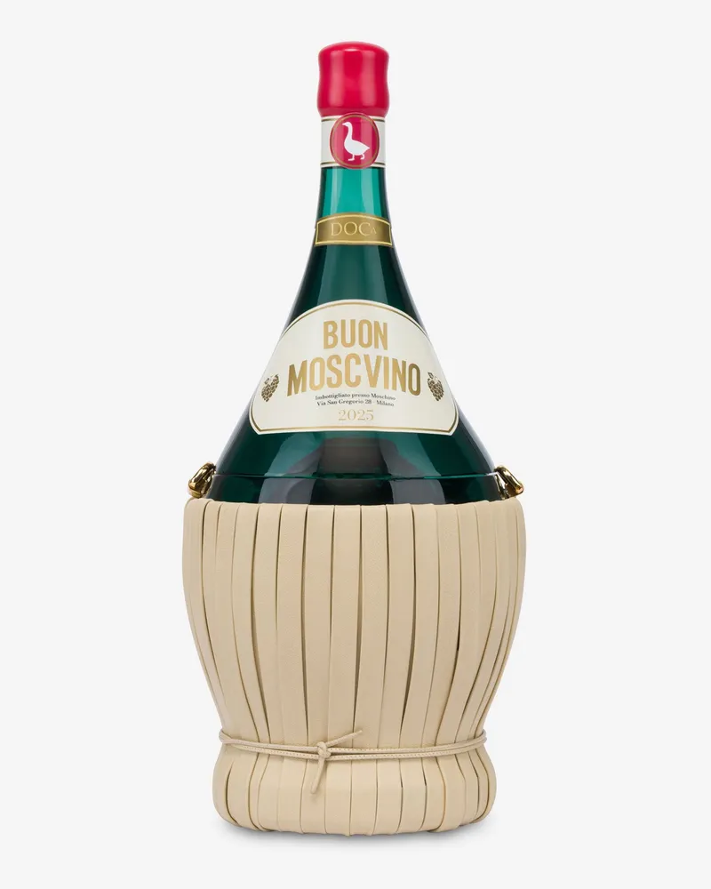 Moschino Tasche mit Weinflasche - Grün Grün