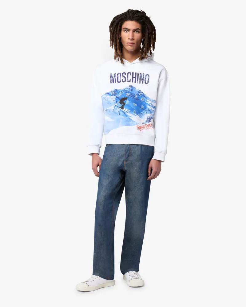 Moschino Limited Edition Sweatshirt Moschino x Snoop Dogg - Weiß Weiß