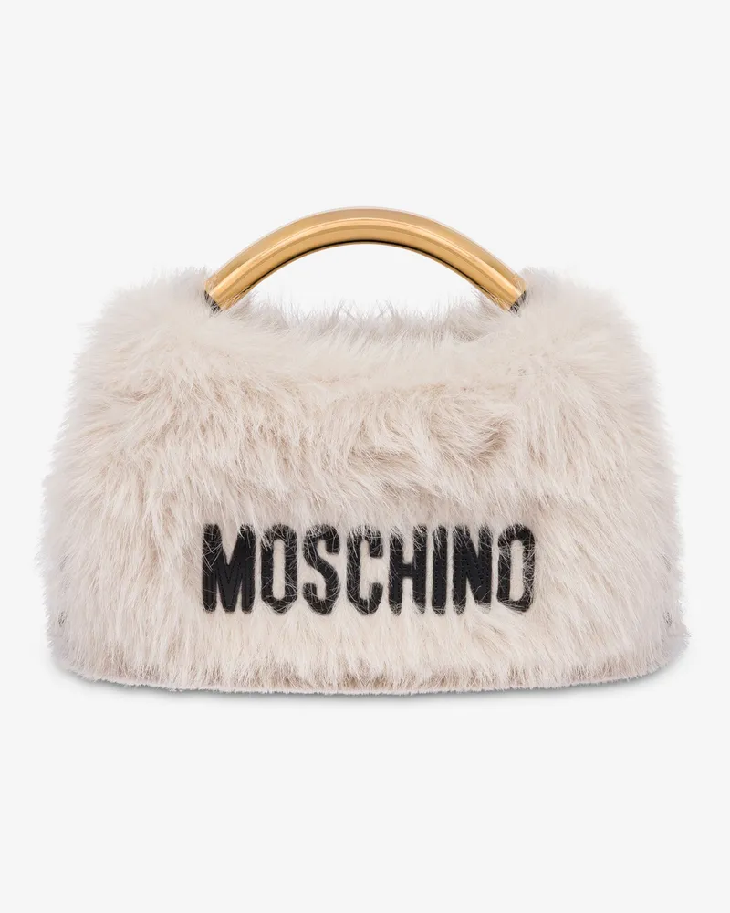 Moschino Moschino Handle Me kleine Tasche - Weiß Weiß