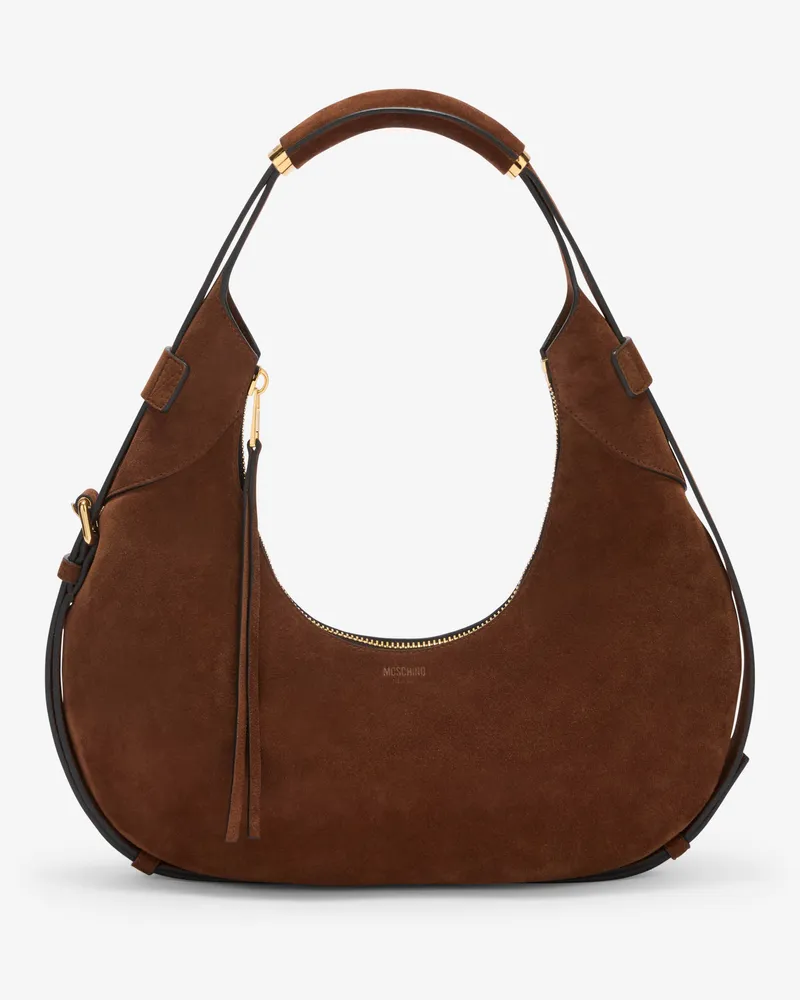 Moschino Moschino Handle Me Hobo-Tasche - Braun Braun