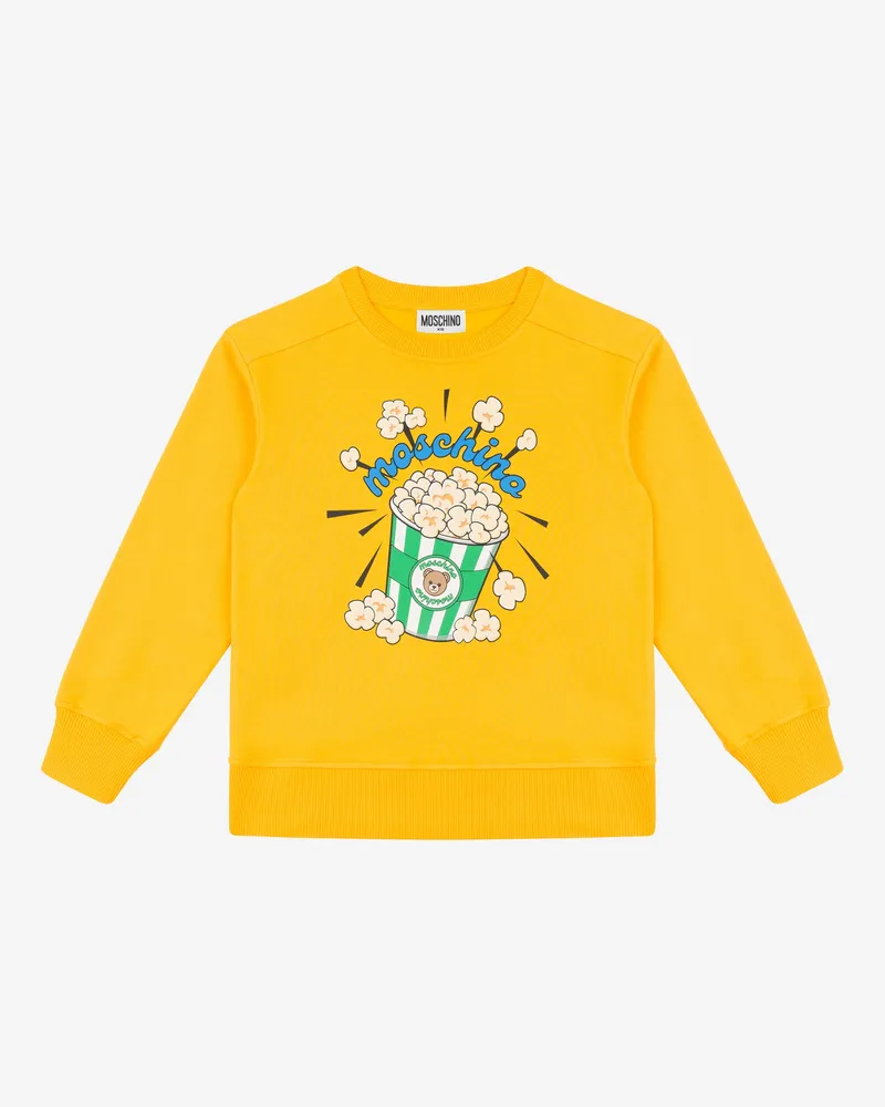 Moschino Moschino Teddy Bear Baumwoll-Sweatshirt - Gelb Gelb